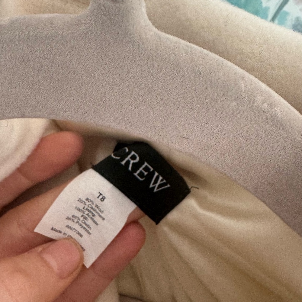 J. Crew Cream Women's Coat - Picture 7 of 8